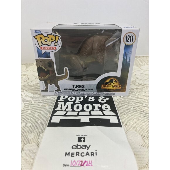 Funko Pop! Jurassic World: T Rex 1211 Vinyl Figure New With Box Defects. - Picture 1 of 14